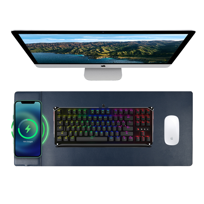 ⭐ 2025 WirelessCharge Desk Mat Pro